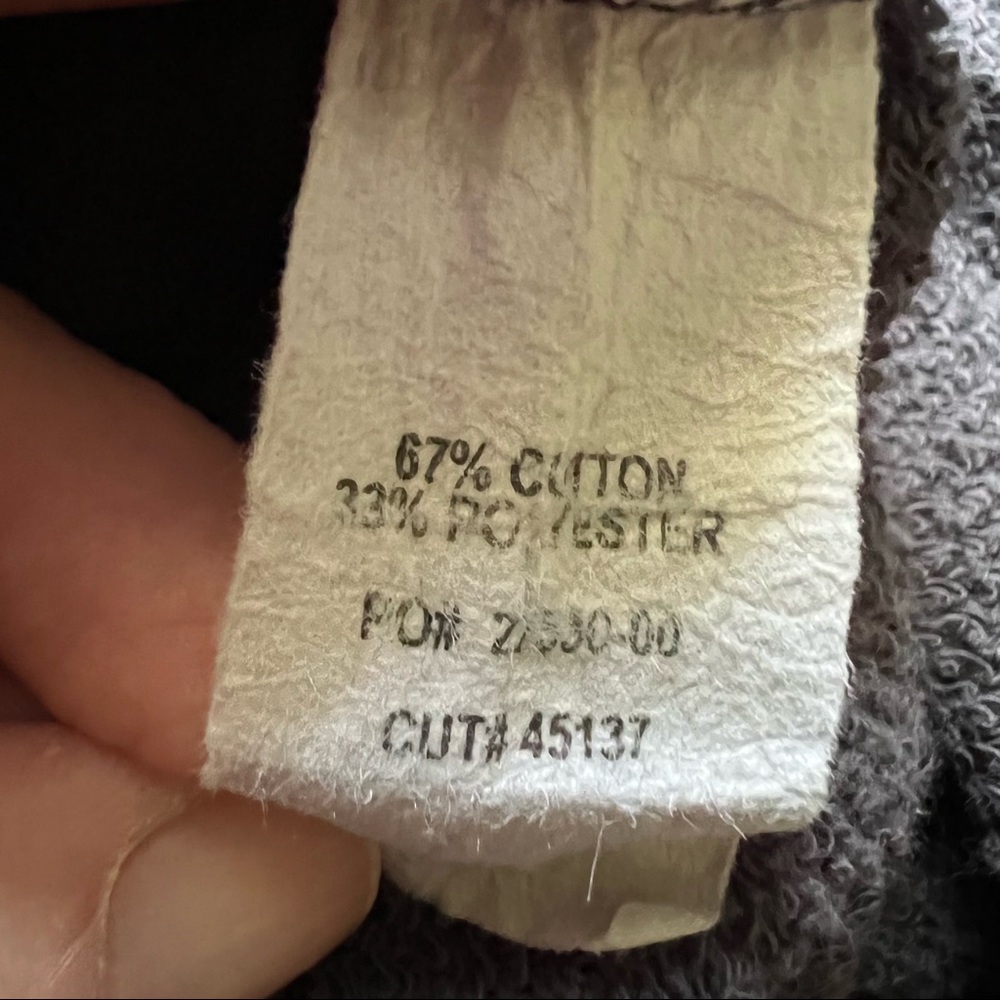 Obey Well Worn Thrashed Thumb Hole Navy Anchor Hoodie Size M - Picture 12 of 16